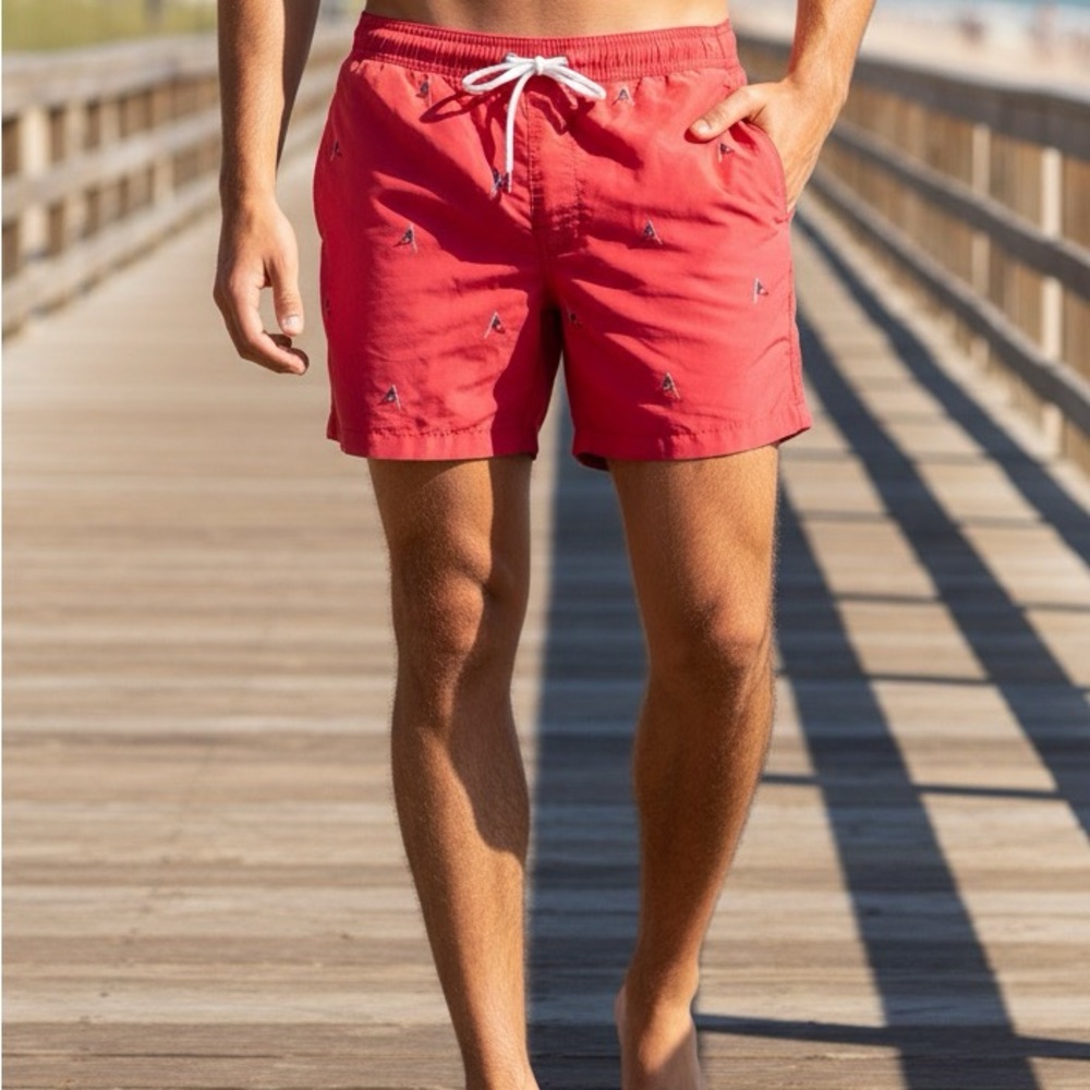Polo‎ by Ralph Lauren Sz S Shorts Flag Print